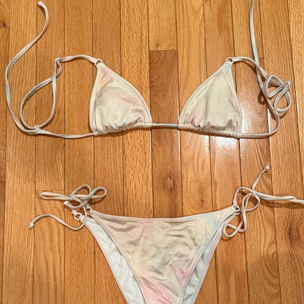 PacSun iridescent Bikini Set